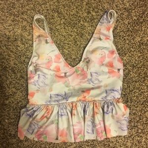 Kortni Jean swim top-size small